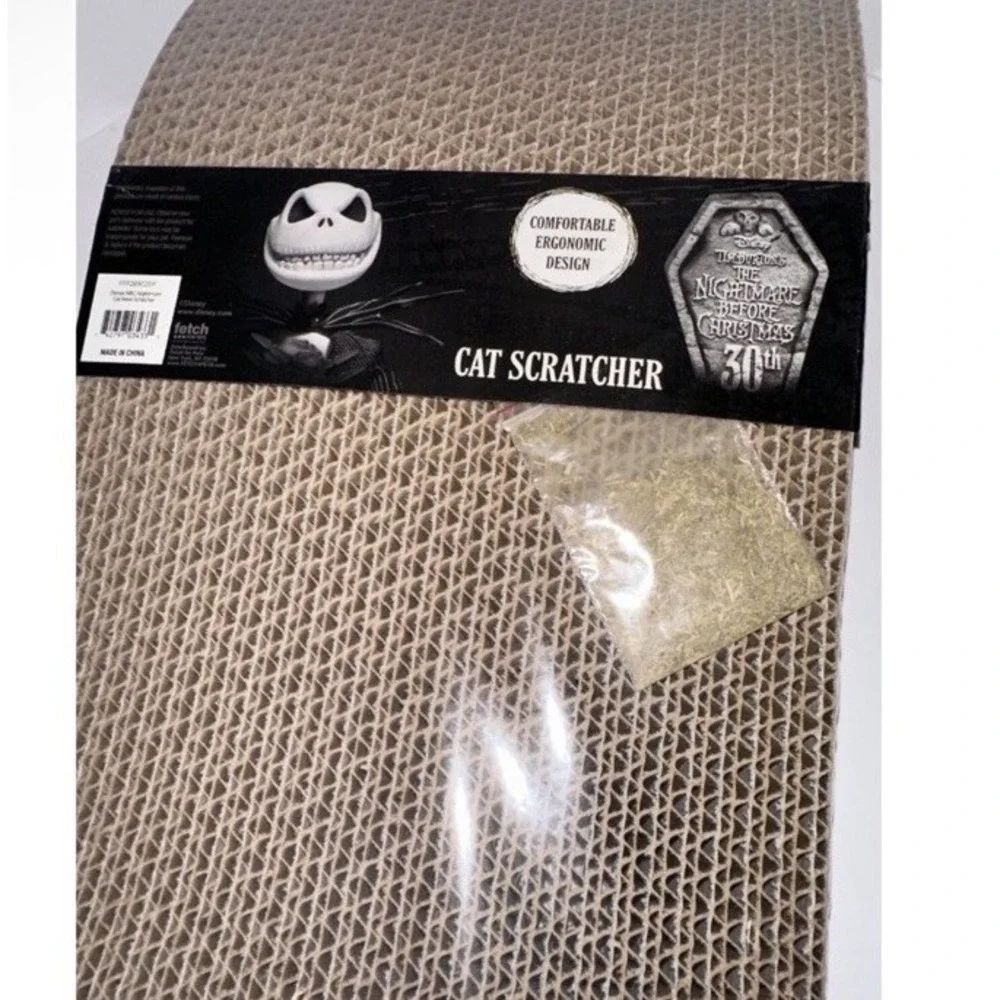 Disney Nightmare Before Christmas Cat Wave Scratcher Jack Skellington 30th Anniv